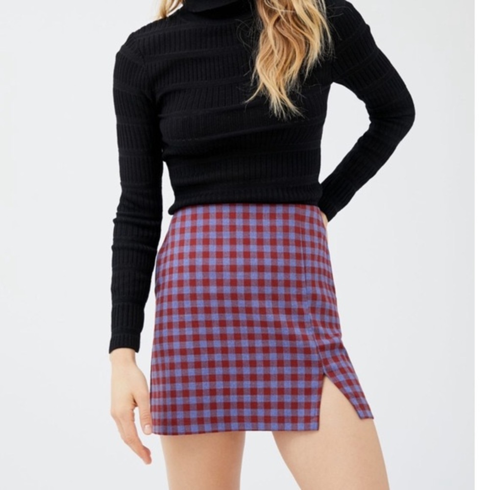 NWT Sold Out Darren Notched Pelmet Mini Skirt
